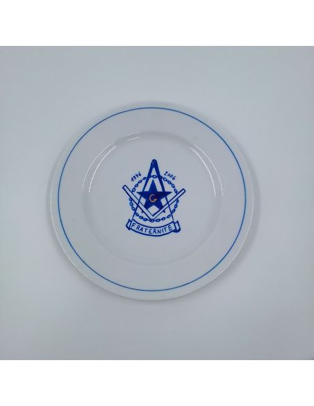 Assiette Franc-maçonnerie Grand-Orient.