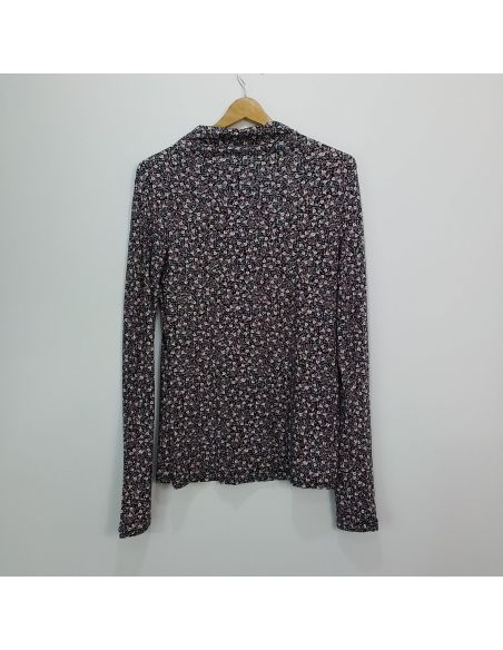 Pull col roulé