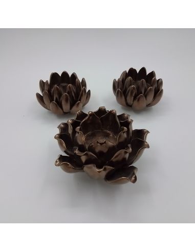 Bougeoirs fleurs
