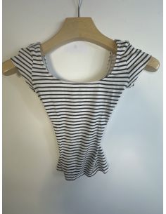 T-shirt ligné