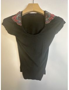 T-shirt met parels