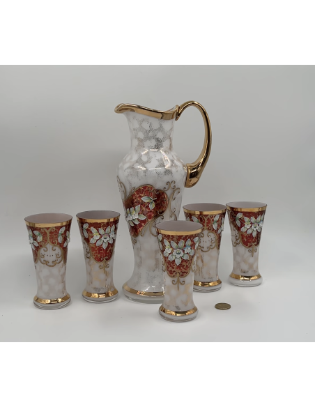 Vase et coupe porcelaine