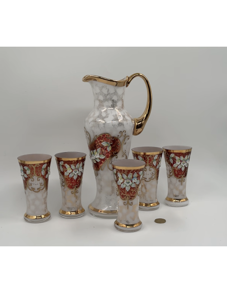 Vase et coupe porcelaine