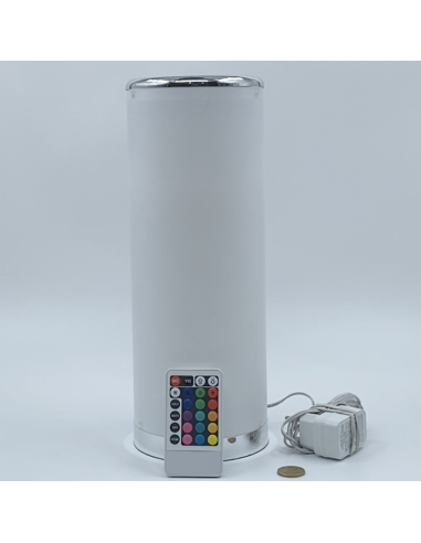 Lampe LED colonne blanche