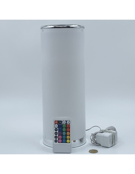Lampe LED colonne blanche