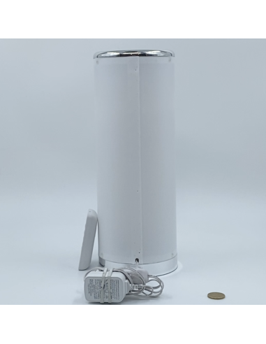 Lampe LED colonne blanche