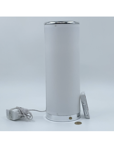 Lampe LED colonne blanche