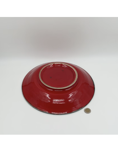 Grand plat rouge