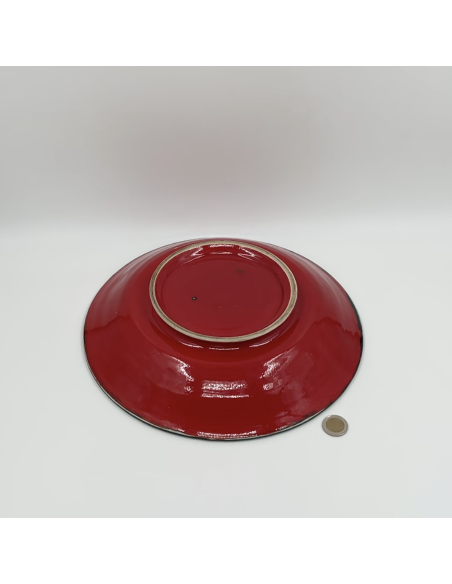 Grand plat rouge