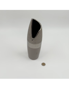 Vase argenté