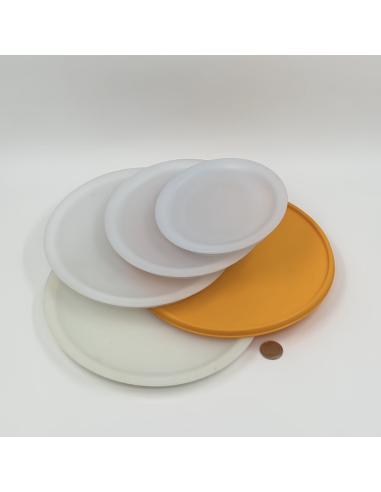 Lot de 5 couvercles en plastique