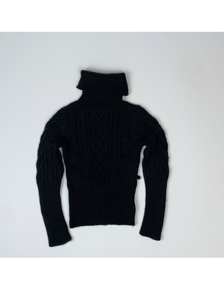 Pull col roulé