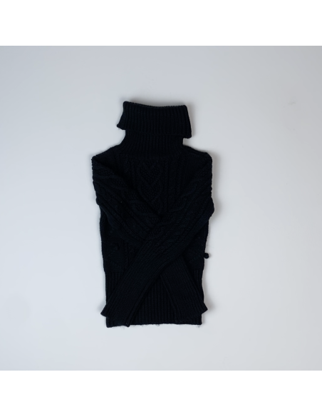 Pull col roulé