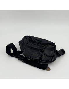 Sac banane cuir