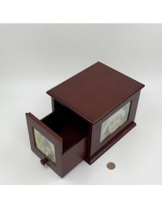 Boite en bois CD tiroir