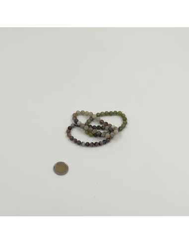 Lot de 3 bracelets en pierre