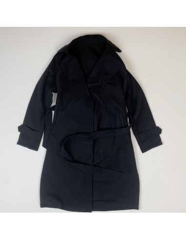 Shein - Long manteau noir.