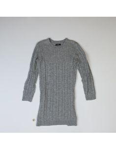 Pull gris tricot
