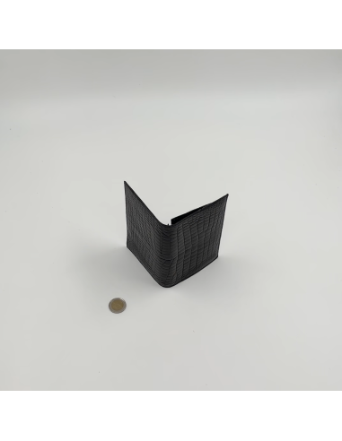 Portefeuille effet croco