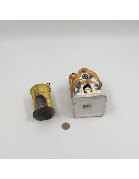 Lot 2 bougeoirs Halloween