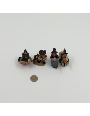 Lot de 4 sorcières