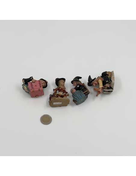 Set van 4 heksen