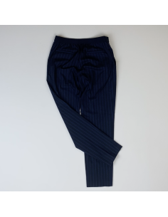 Pantalon bleu à ligne 2