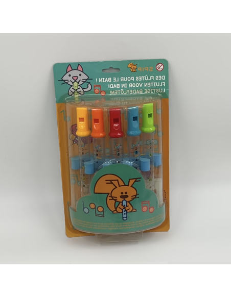 SPIP - Flûtes pour le bain amusante  avec plusieurs  couleurs