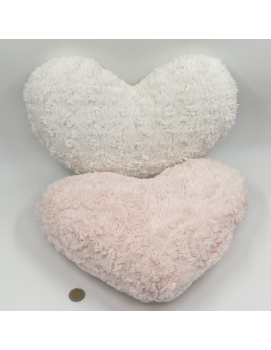 Lot de 2 coussins coeur