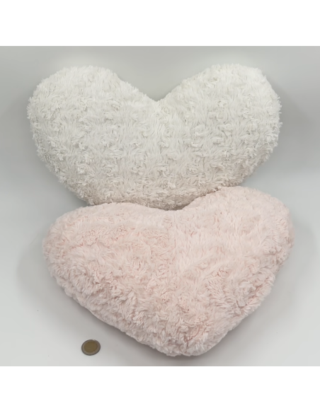 Lot de 2 coussins coeur