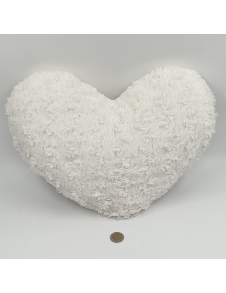 Lot de 2 coussins coeur