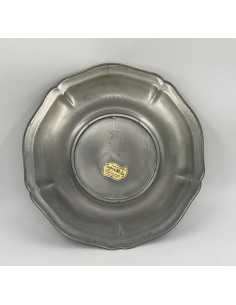 Assiette en étain 2