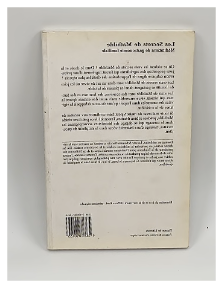 Livre " Les secrets de Mathilde "