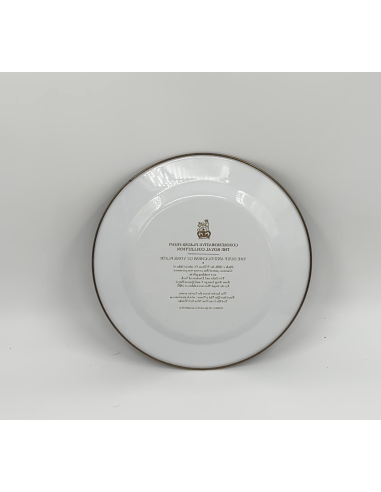 Assiette commémorative