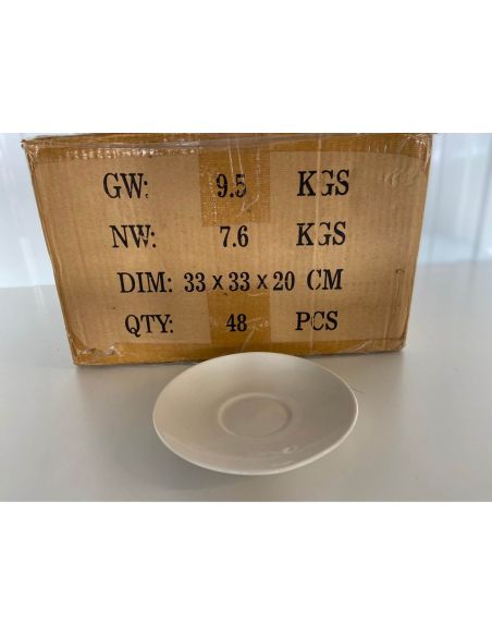 Ensemble de 48 tasses et sous-tasses