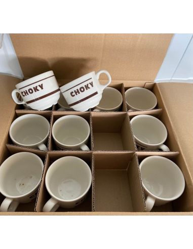 Ensemble de 48 tasses et sous-tasses