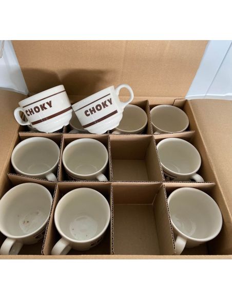 Ensemble de 48 tasses et sous-tasses