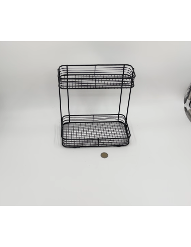 Etagère à épice métal noir