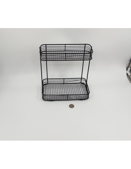 Etagère à épice métal noir