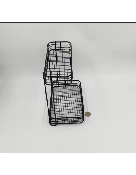 Etagère à épice métal noir