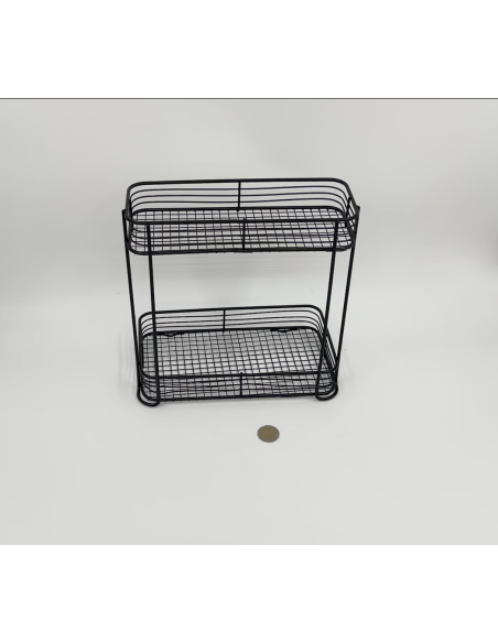 Etagère à épice métal noir