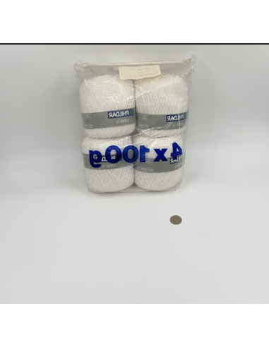 Pelote de coton lot de 4 fois 100 gr