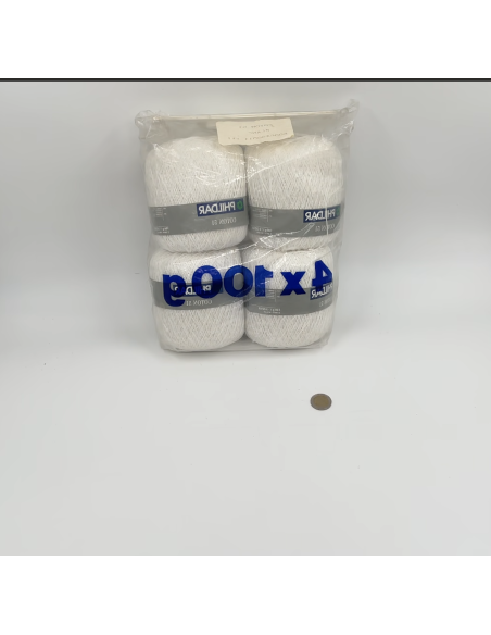 Pelote de coton lot de 4 fois 100 gr