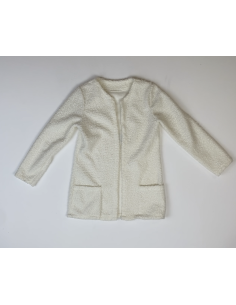 Veste style laine blanche