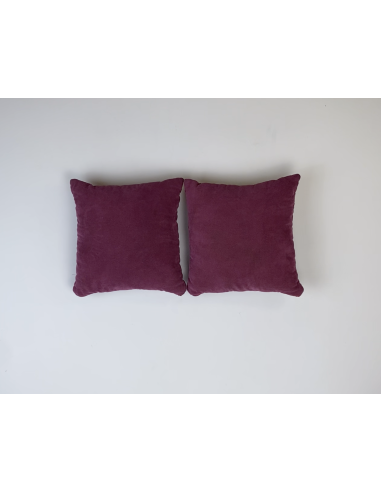 Coussin mauve la paire