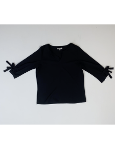 Garcia - Zwarte blouse met...