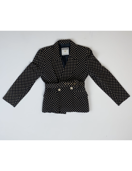 Moshino couture - Veste à bouton avec ceinture