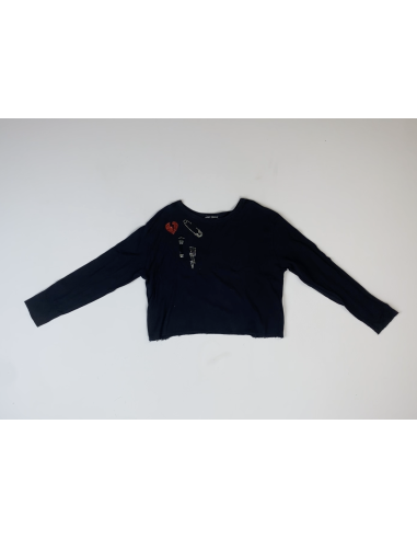 Pull noir à paillette