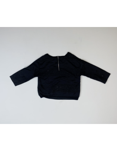 Pull ligné brillant et mat