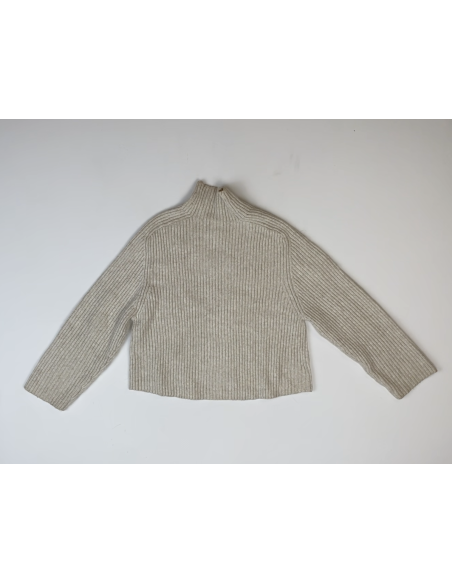 Pull laine beige
